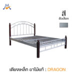 เตียงเหล็ก 3.5, 5, 6 ฟุต รุ่น Dragon / SST (โปรดสอบถามก่อนสั่งซื้อ)