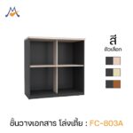 ชั้นวางเอกสาร โล่งเตี้ย รุ่น FC-803A / XCU