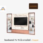 ชุดโฮมเธียเตอร์ TV 75 นิ้ว Copper (คอปเปอร์) / THF
