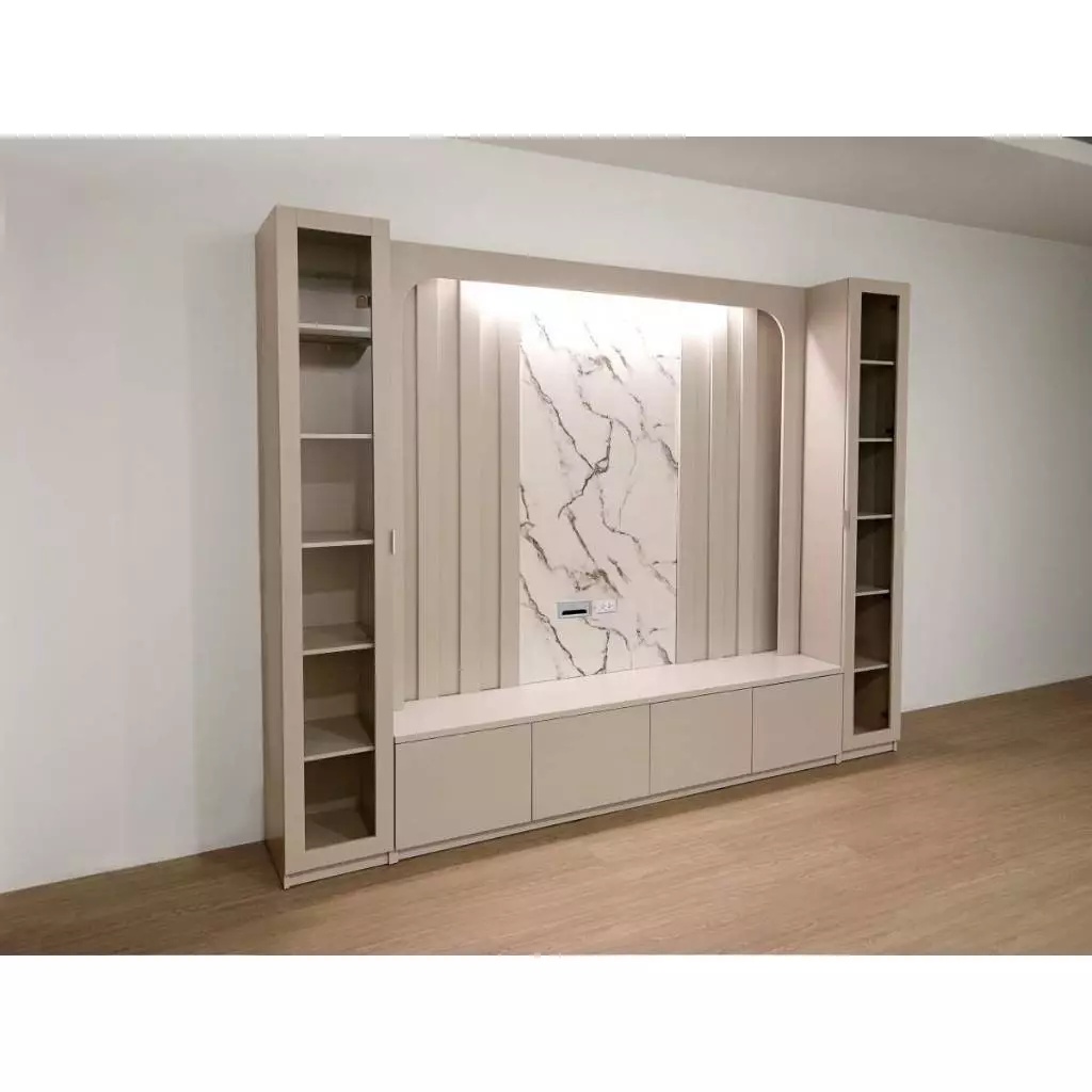 ตู้โชว์วางทีวี Neat (นีท) 270 ซม. รุ่น HT-270 / LOG - Image 12